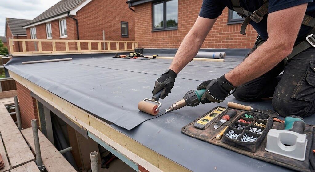 Flat roofing concept